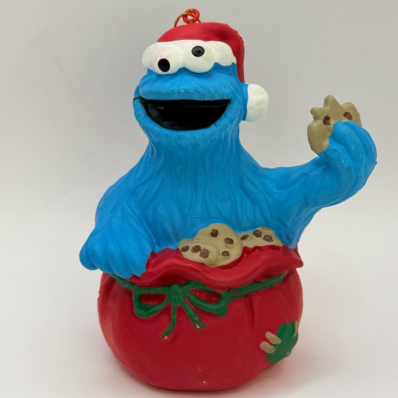 Cookie Monster Christmas Ornament Jim Henson Sesame Street Kurt Adler Vintage - Picture 2 of 2